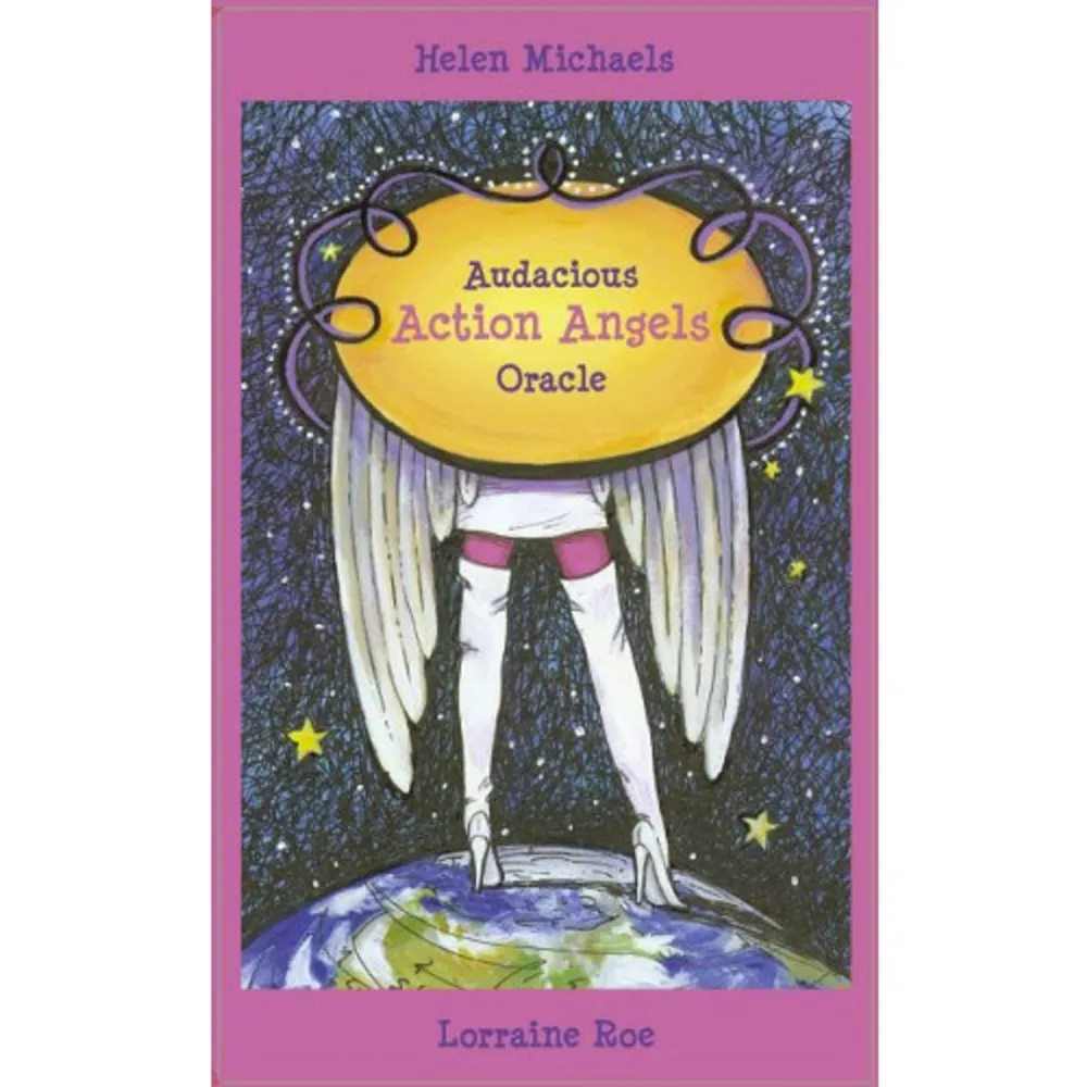 You have your own audacious angels working alongside you every day, helping you to live in your body and listen to its knowing! Now you can gain guidance more quickly and clearly by using the Audacious Action Angels Oracle or the “AAA Oracle,” as it is often called! The oracle is the perfect anytime-tool to use when you need to ask your angels for help, hints, humor, or hugs. All you need to do is pull out the Oracle to find your answers and let it whip you into shape. 44 beautiful art cards are included showing life’s daily pros, cons, and teasers. You will laugh your way to a happier you with your angels by your side. So what are you waiting for? Your audacious action angels say, “Let’s get going!”Includes cards and book.    Format Häftad   Omfång 96 sidor   Språk Engelska   Förlag Schiffer Publishing   Utgivningsdatum 2011-09-06   ISBN 9780764339097  . Böcker.