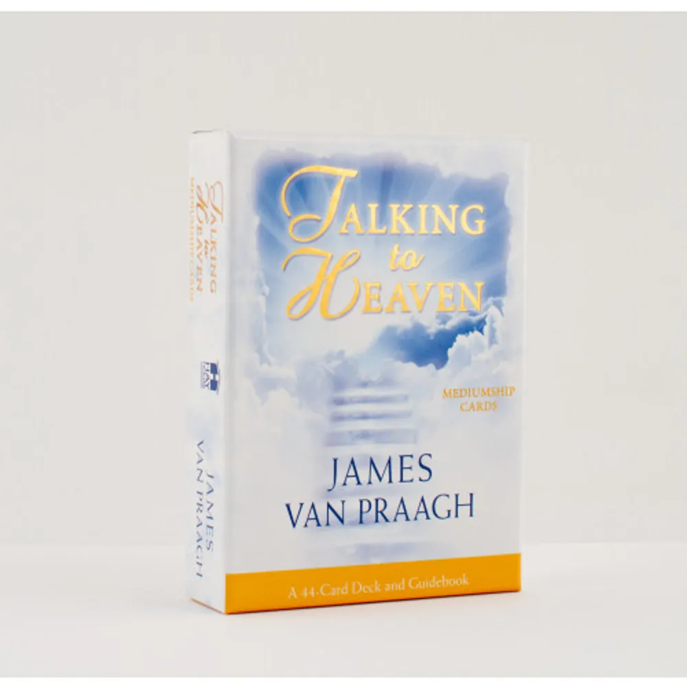 Previously published as Talking to Heaven Mediumship Cards by Doreen Virtue and James Van Praagh. Your loved ones in heaven want to talk with you, and share their love and reassurance to help heal your grief. With theseTalking to Heaven Mediumship Cards, you can ask a departed friend or family member a question and receive answers through the 44 beautiful cards in the deck and the messages in the accompanying guidebook. Drawing upon James Van Praagh's years of experience as a clairvoyant and spiritual medium, this deck offers you a healing tool to facilitate clear conversations with heaven.. Böcker.