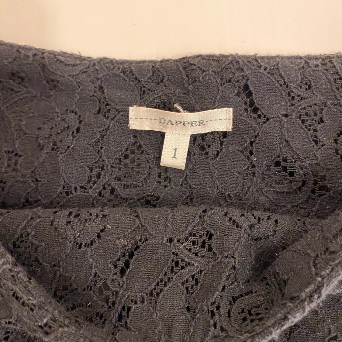 Svarta spets shorts från Dapper - 91