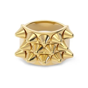 Edblad Peak Ring Gold - snygg guldring från Edblad, använt och tappat lite guldfärg på andra sidan av ringen, storlek 16,80mm. 💘