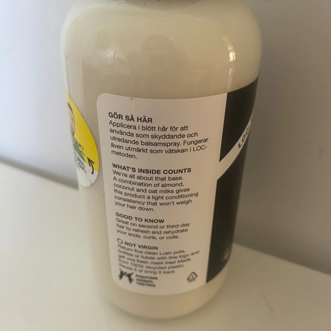 Super Milk Conditioning Hair Primer från Lush - 91