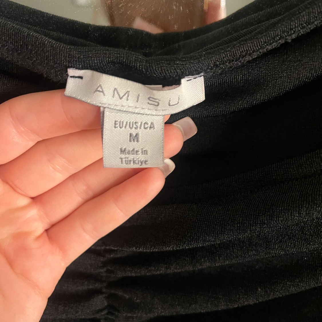 Svart långärmad topp från Amisu - 1