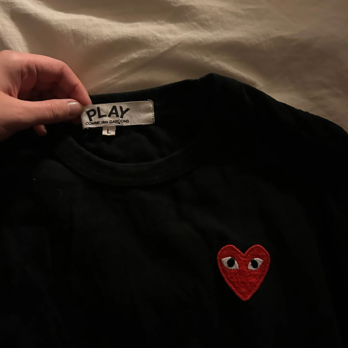 Svart långärmad tröja från Comme des Garçons - 2