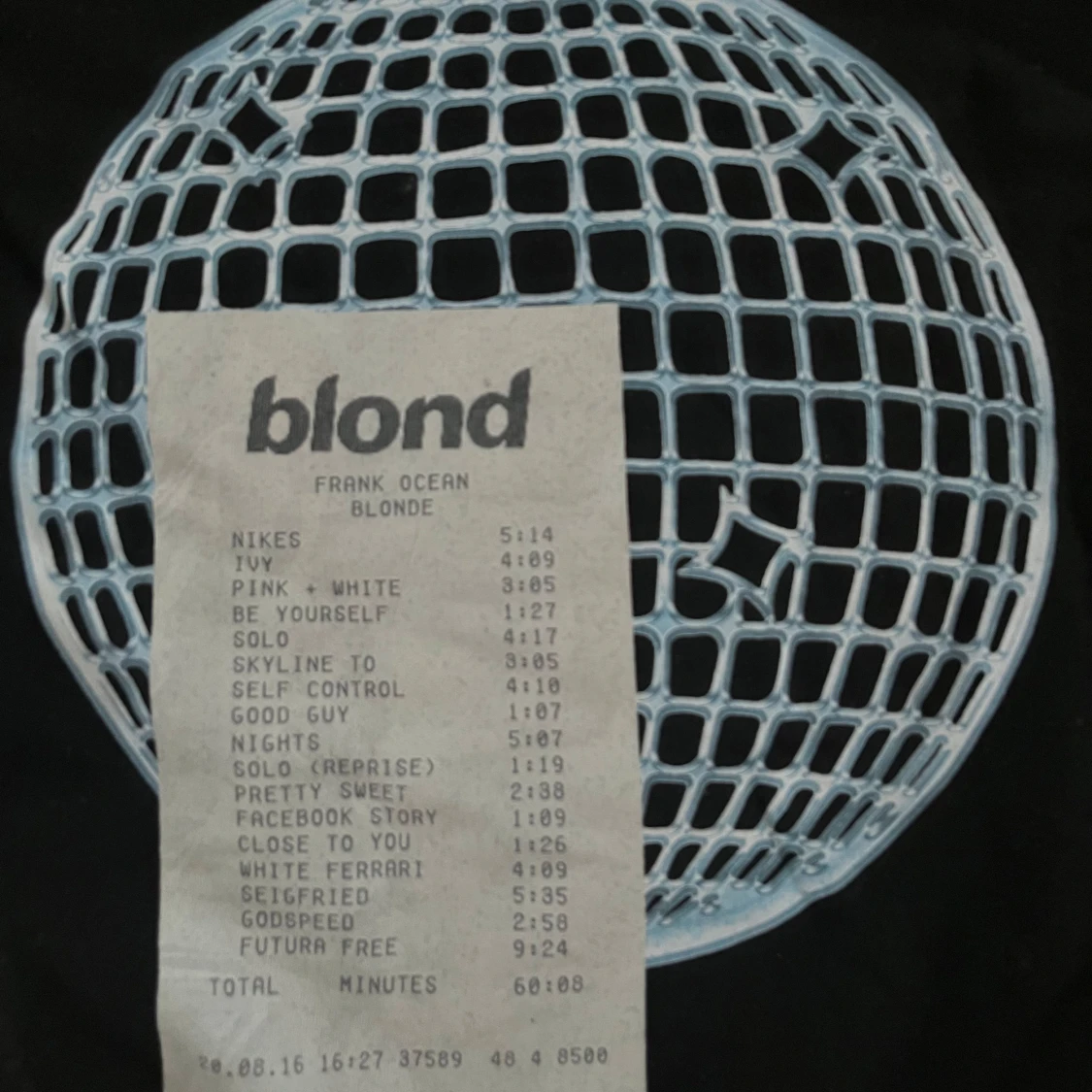 Svart Frank Ocean hoodie - 3