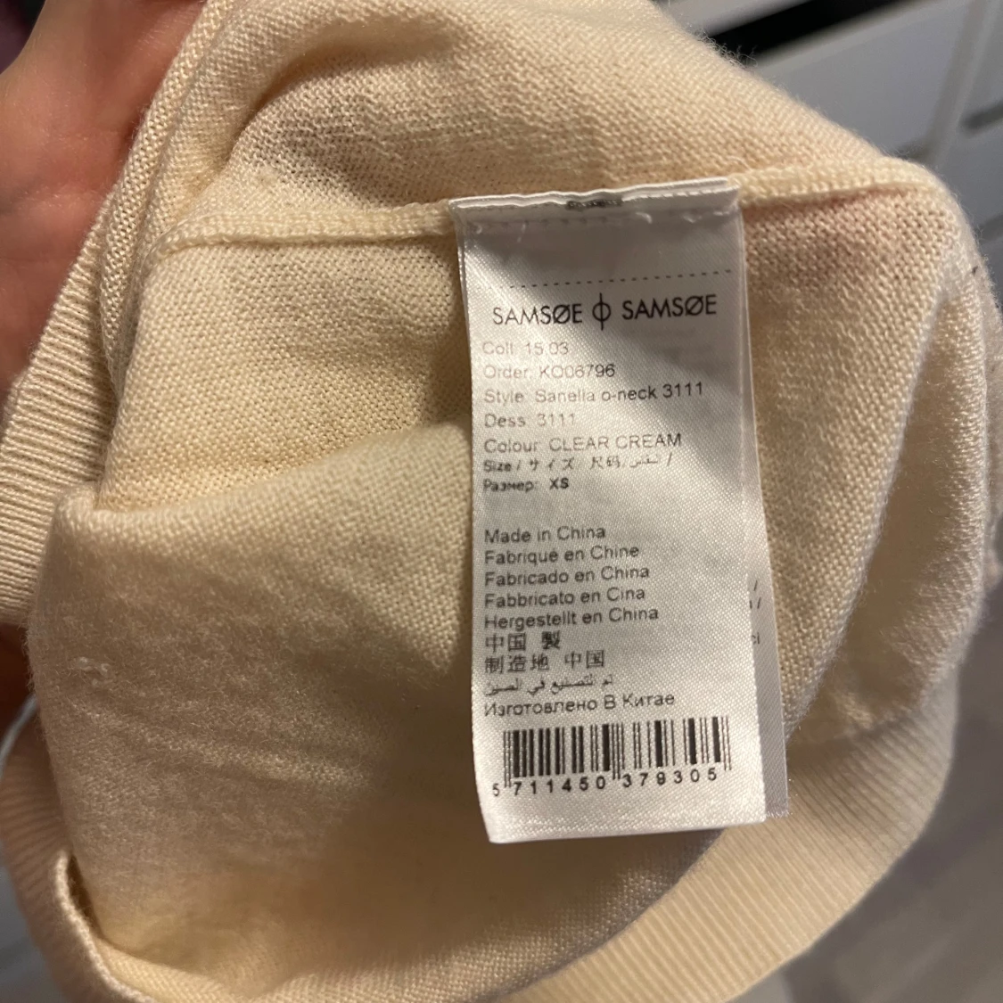 Krämfärgad tröja från Samsøe Samsøe - 3