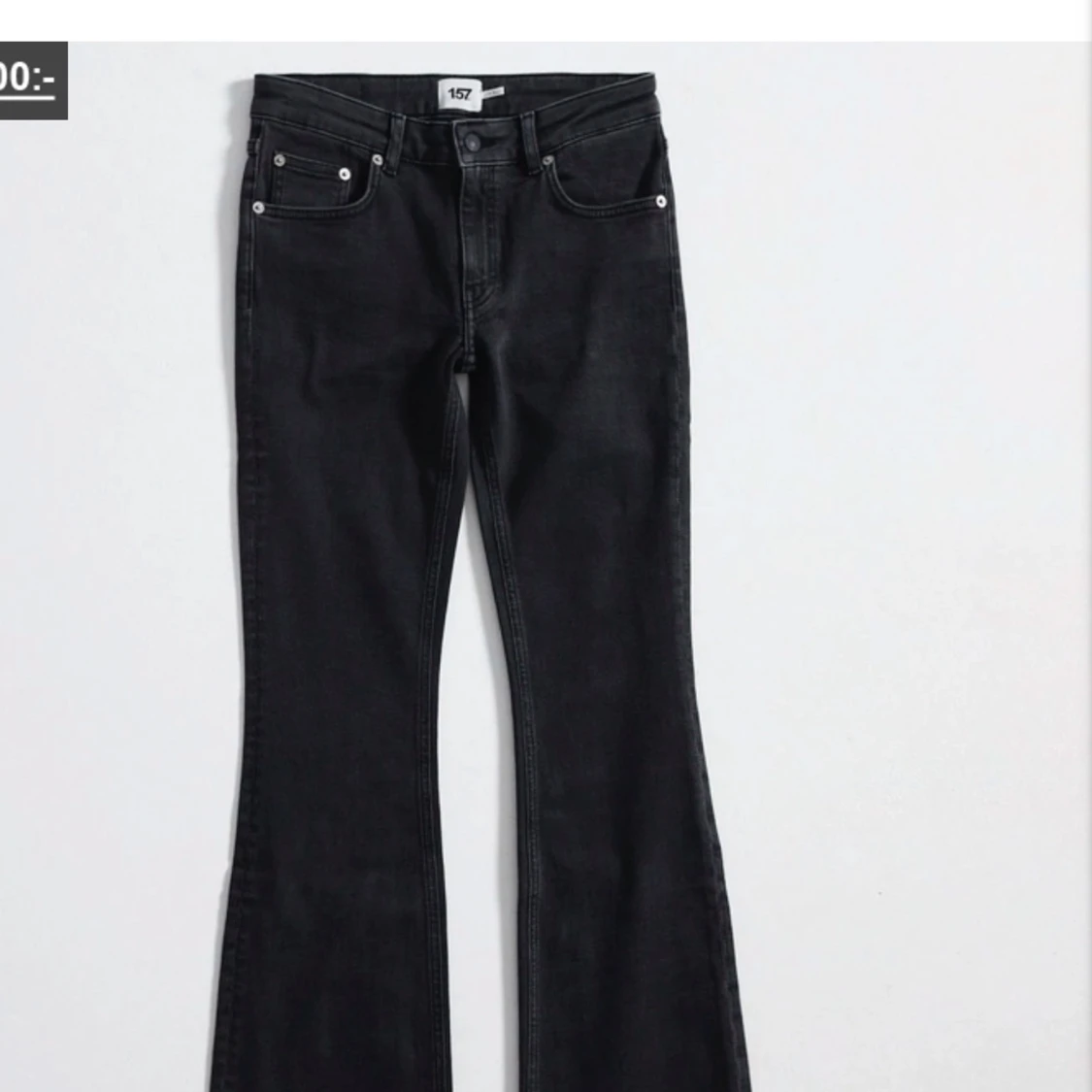 Svarta bootcut jeans