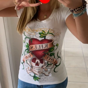 Ed hardy - Jättefin ed hardy tröja med rhinestones🔥Passar mig som vanligtvis har S