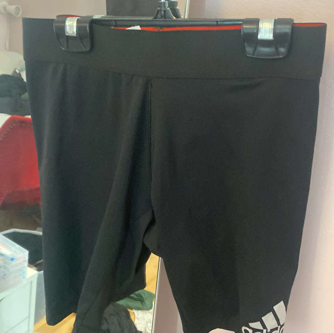 Svarta cykelbyxor