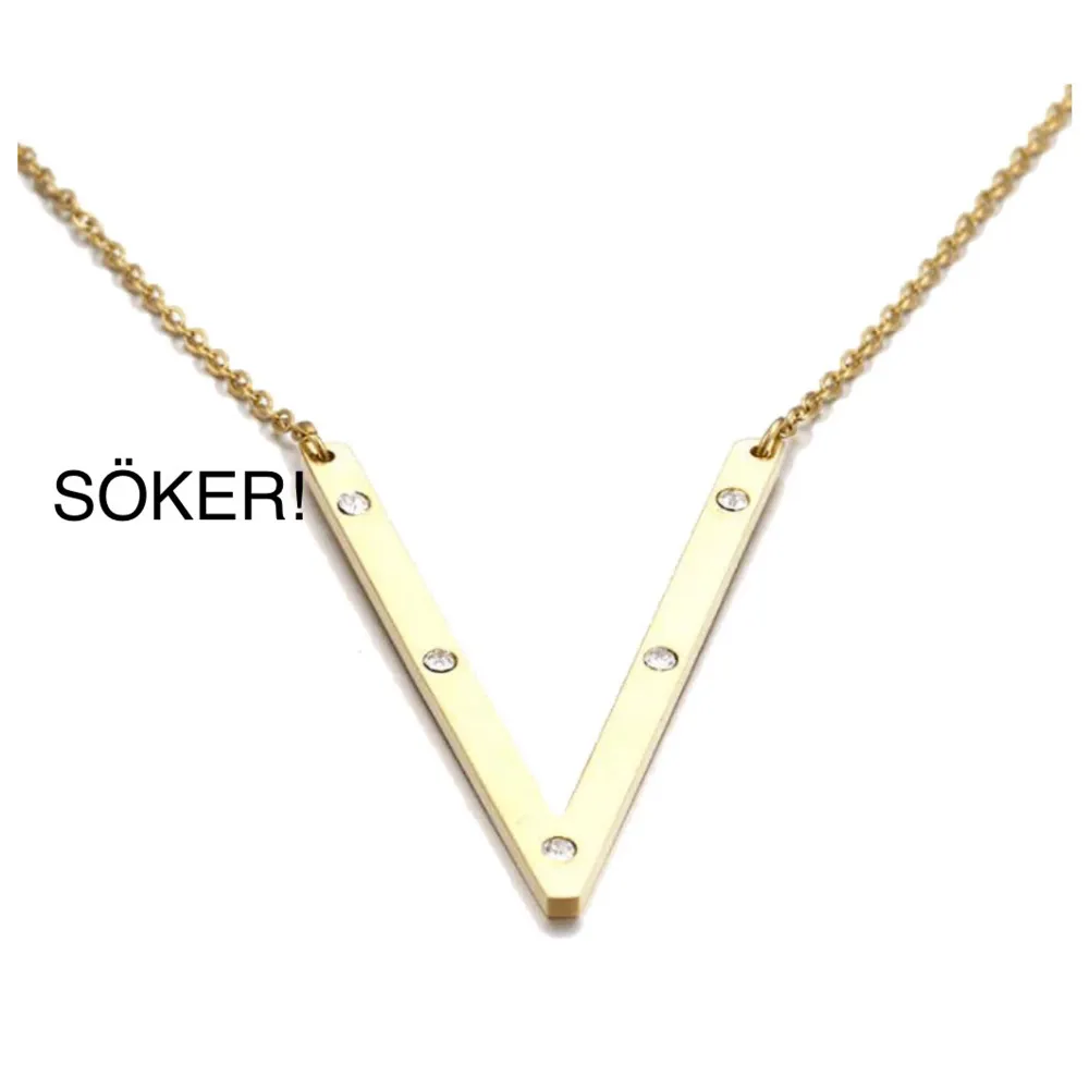 Söker ett halsband från ioaku med bokstaven V i guld! Helst för runt 300-400kr. Hör av er om ni har ett för salu! ❤️. Accessoarer.