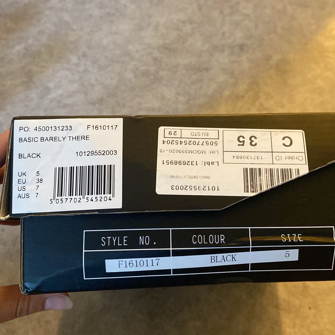 Svarta klackskor  - 90