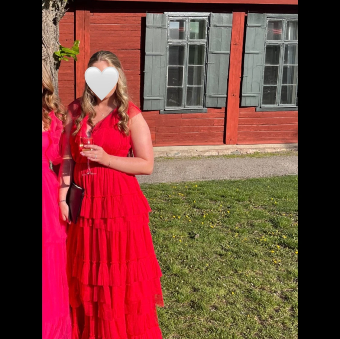 Röd balklänning  - 2