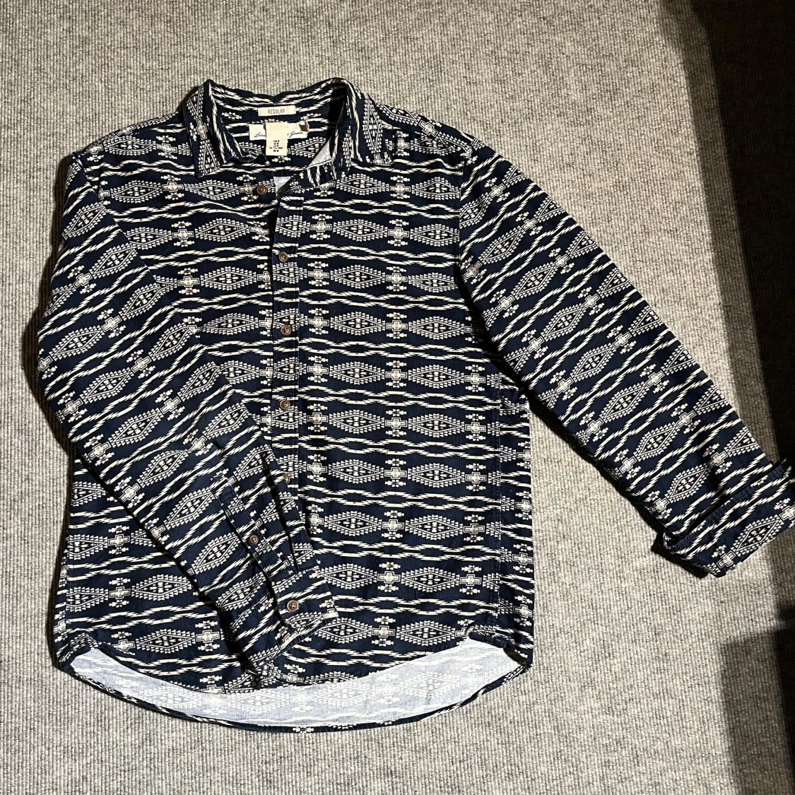 Mönstrad manchester skjorta - 1