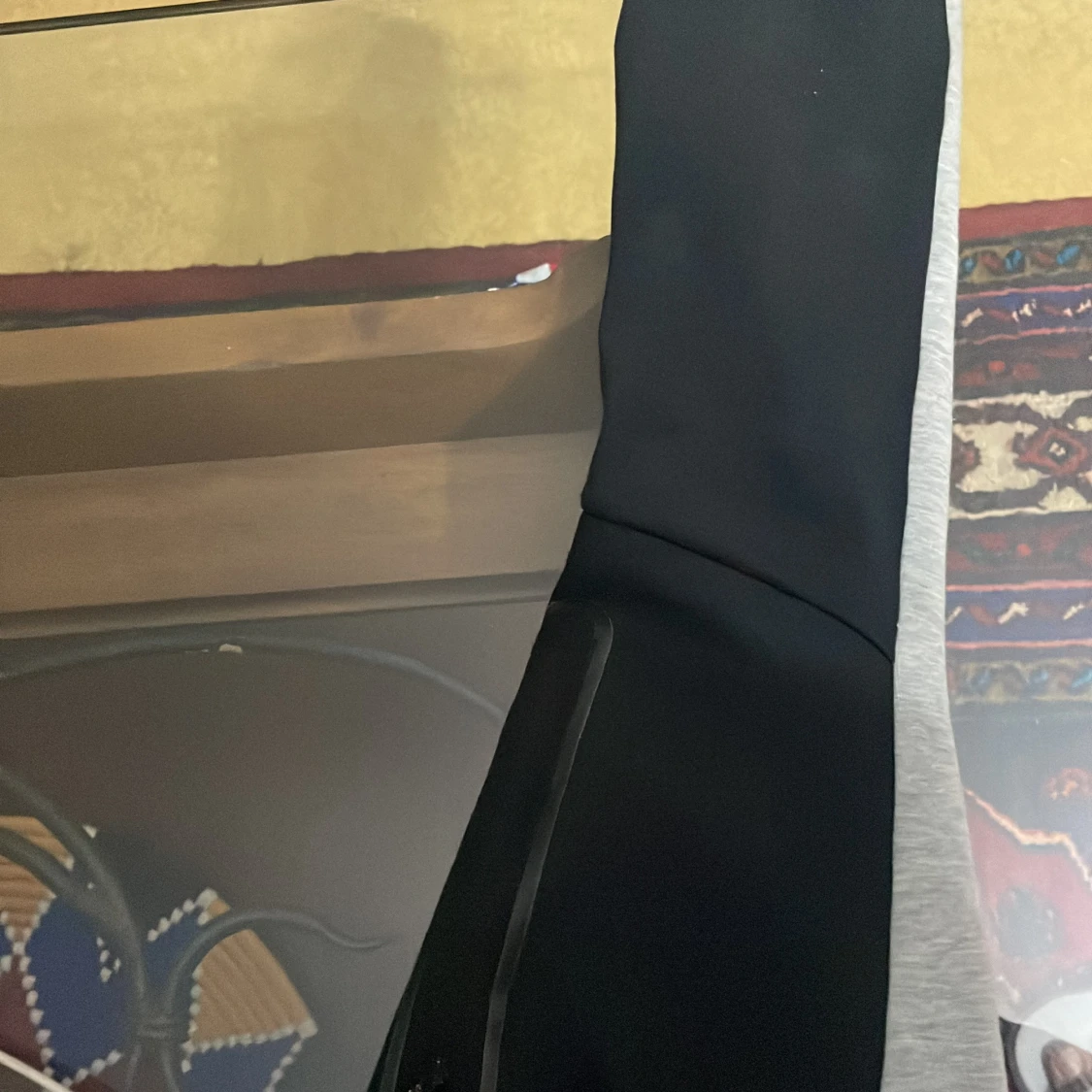 Grå och svart huvtröja från Nike - 91