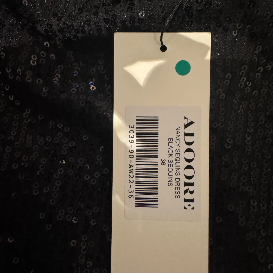 Svart paljettklänning från Adoore - 91