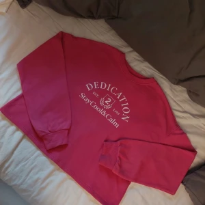 Rosa sweater med tryck - Så fin tröja, perfekt inför hösten. Den är aldrig använd. Storlek S! 