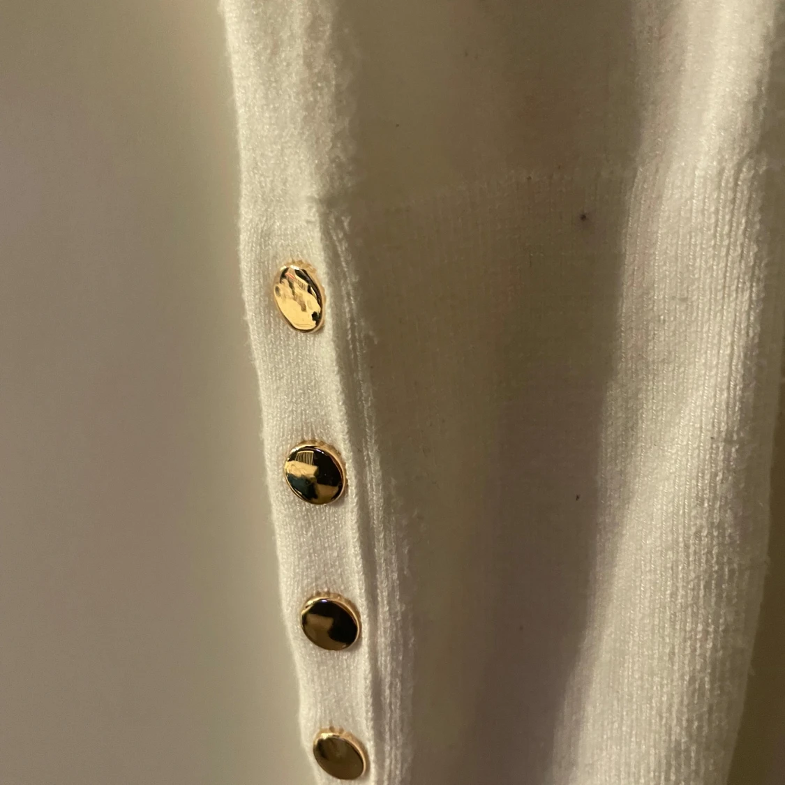 Vit stickad tröja - 91