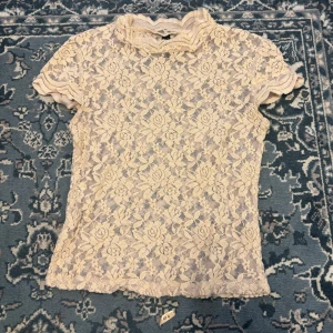 spetströja från Zara - Så fin spets topp från Zara! Beige/ljusrosa färg. Använd 1 gång.