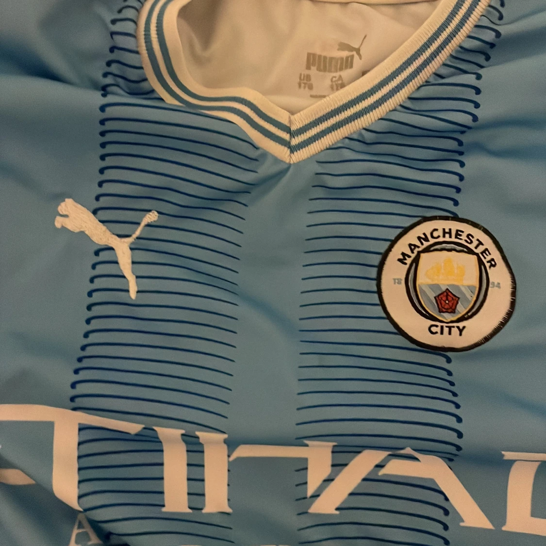 Ljusblå fotbollströja från Puma - 93