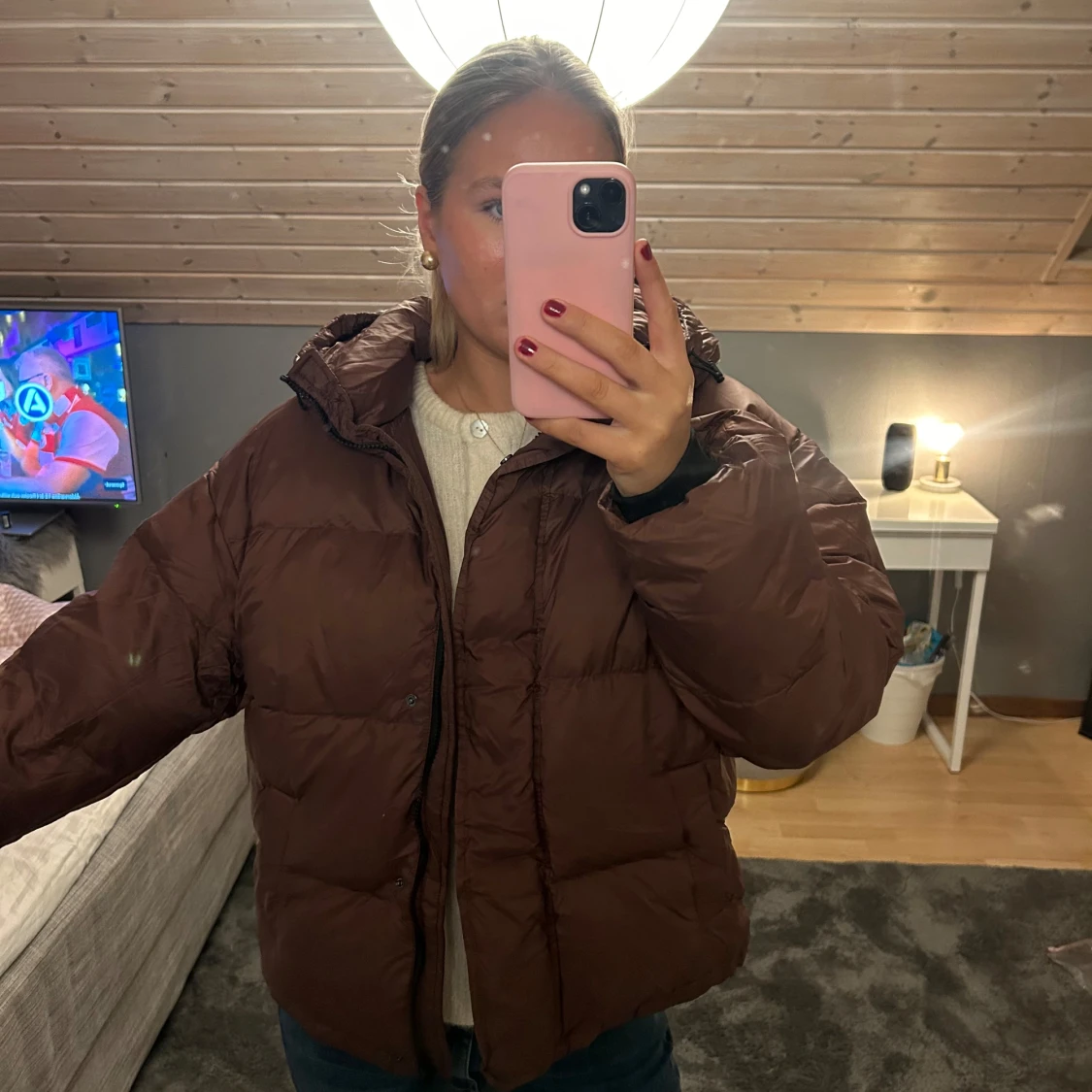 Brun pufferjacka - 91