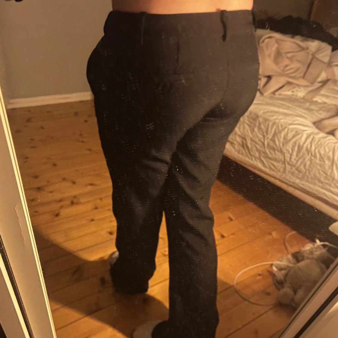 Lågmidjade kostymbyxor - 92