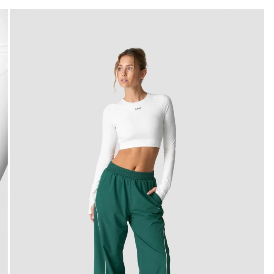 Vit croppad topp från ICANIWILL - 92