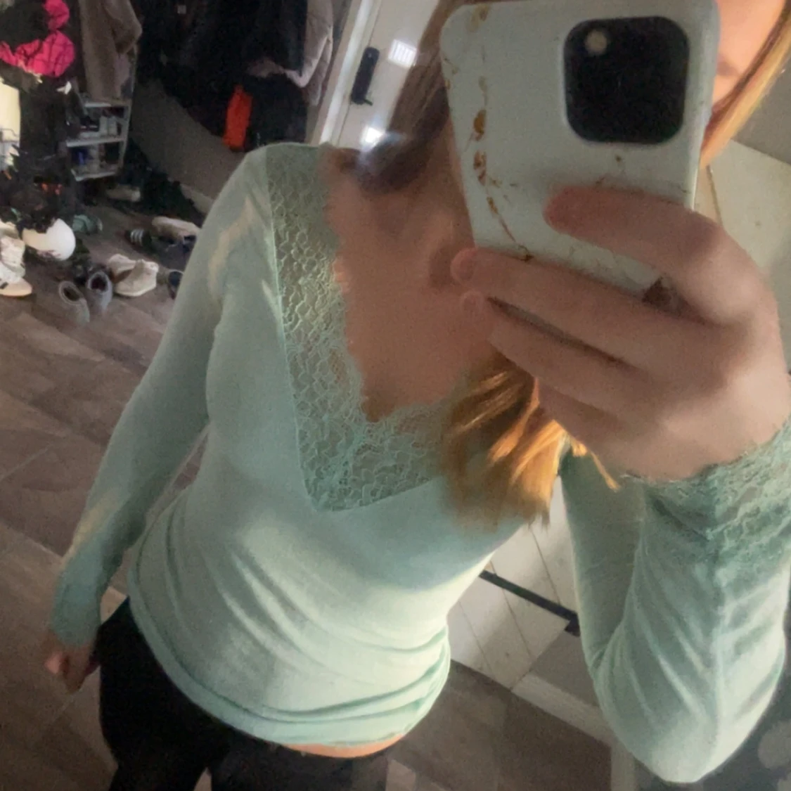 Mintgrön intimissimi tröja  - 91