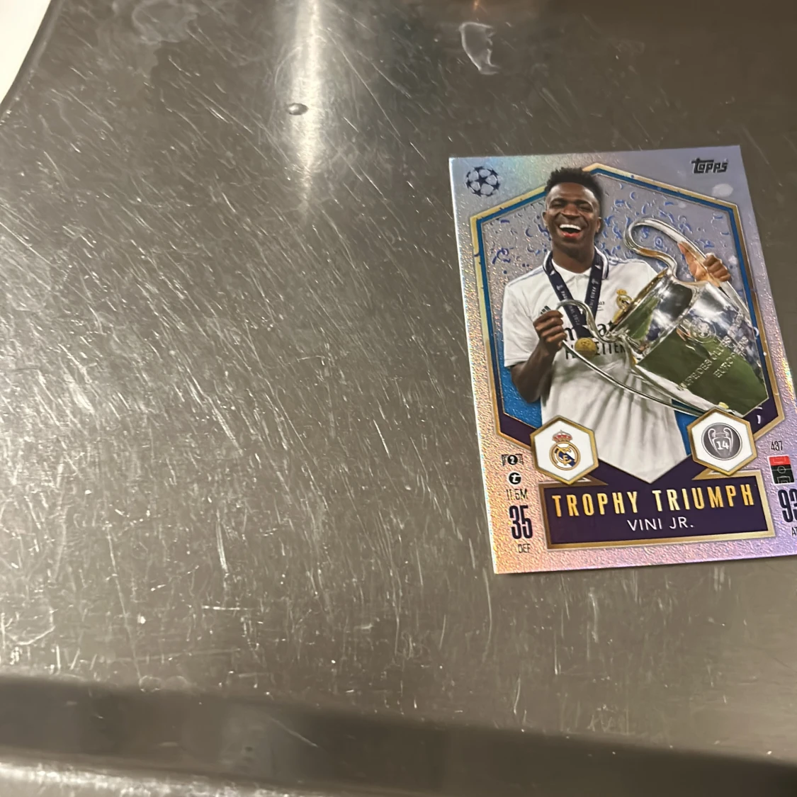 Fotbollskort Trophy Triumph Vini Jr. - 92