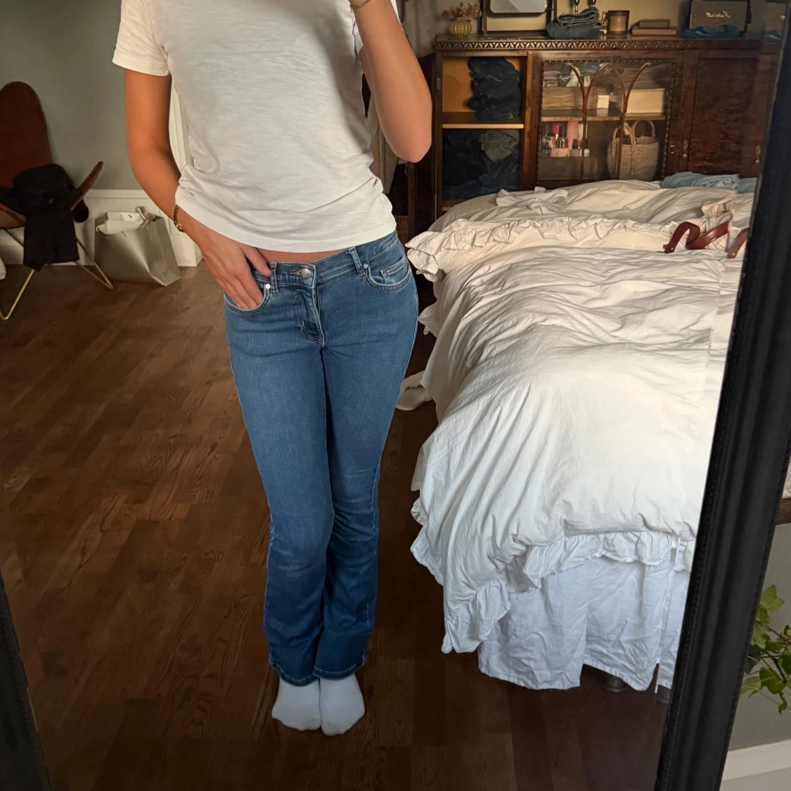 Lågmidjade jeans - 90