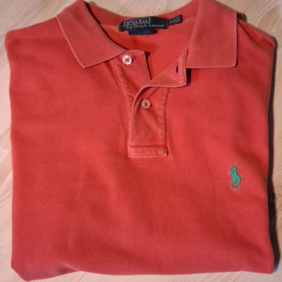 Orange pikétröja från Ralph Lauren - 1