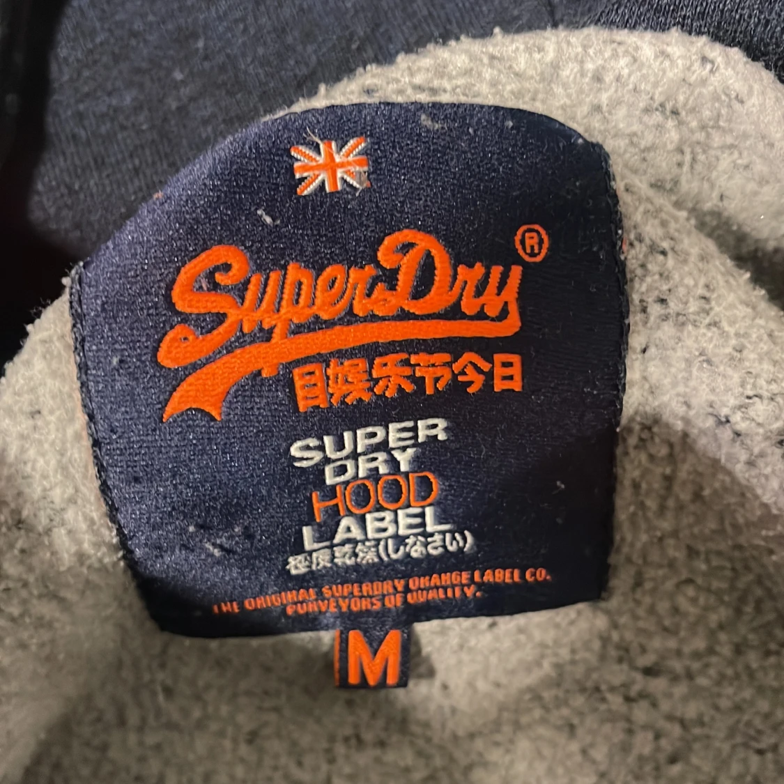 Mörkblå hoodie från SuperDry - 2