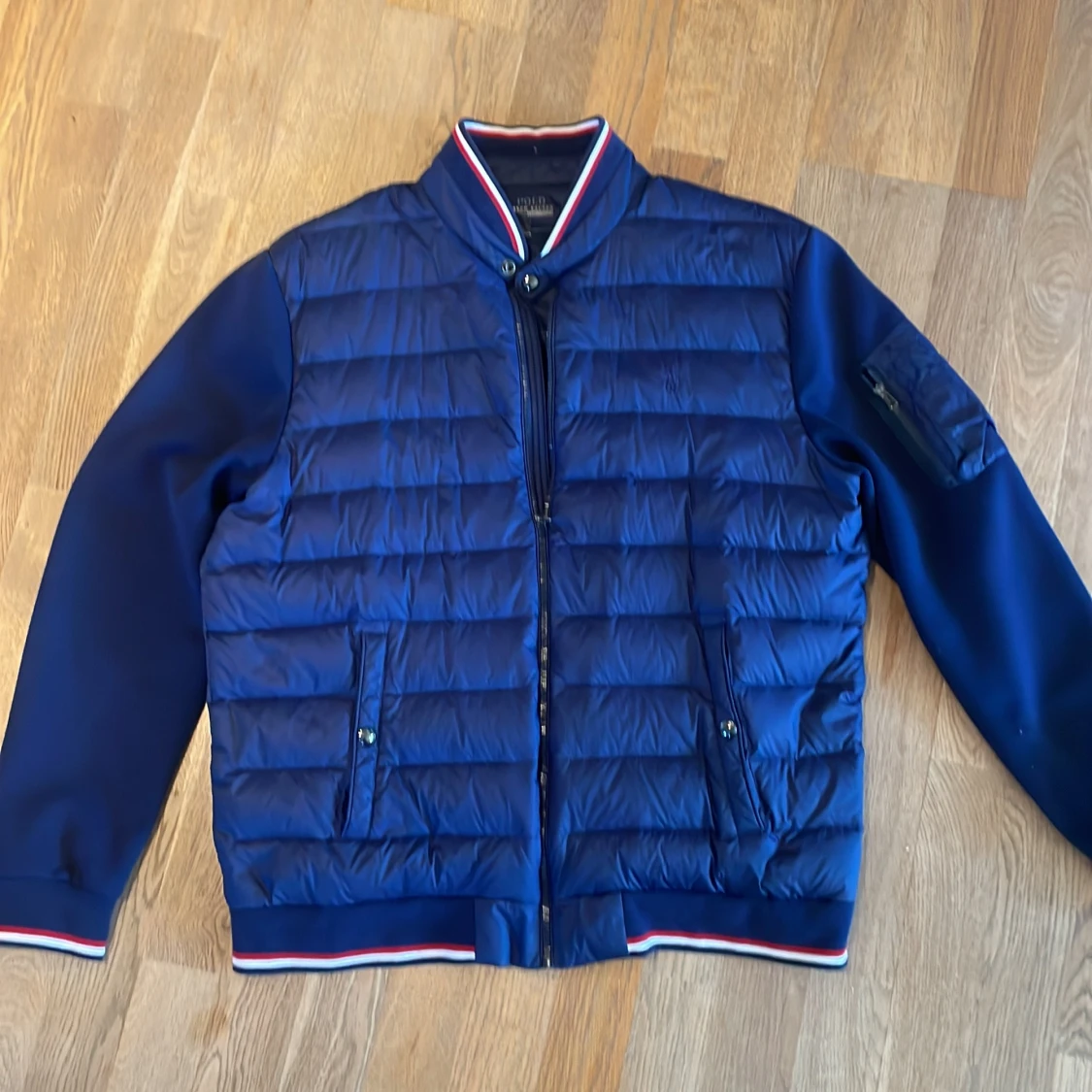 Blå cardigan från Ralph Lauren