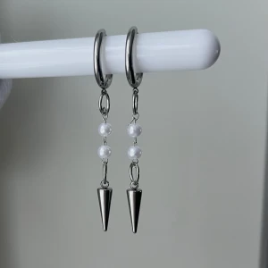 Silver örhängen  - Rostfri stål 