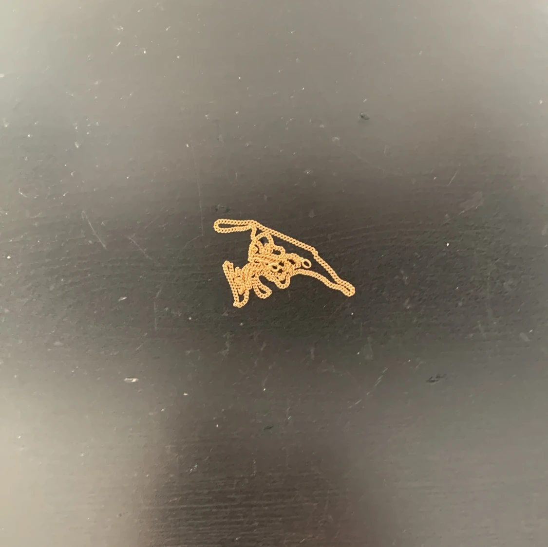 Äkta guldhalsband  14k - 1