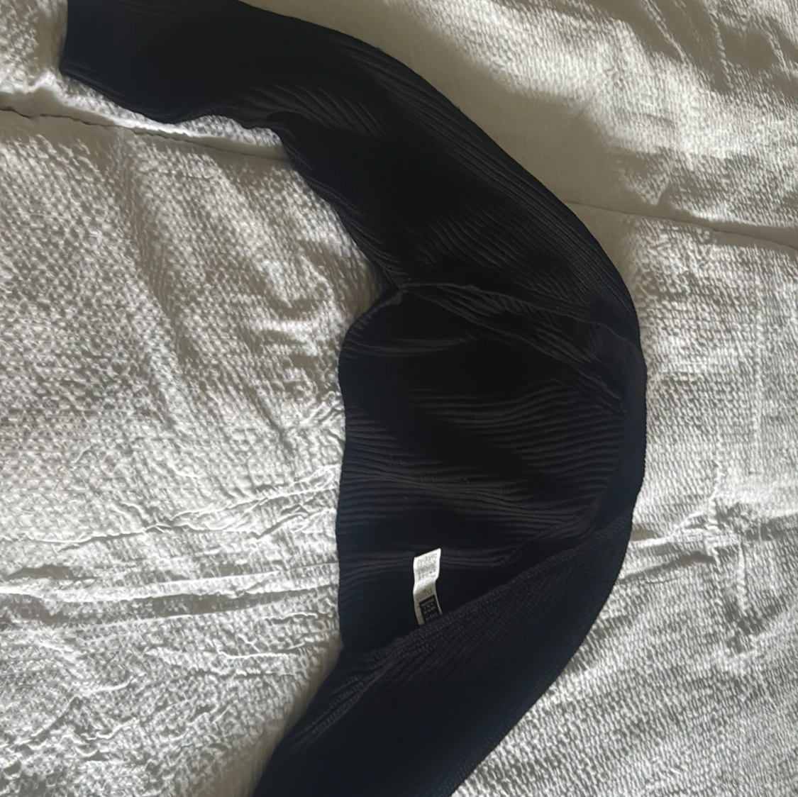 Svart ribbad bolerotopp - 1