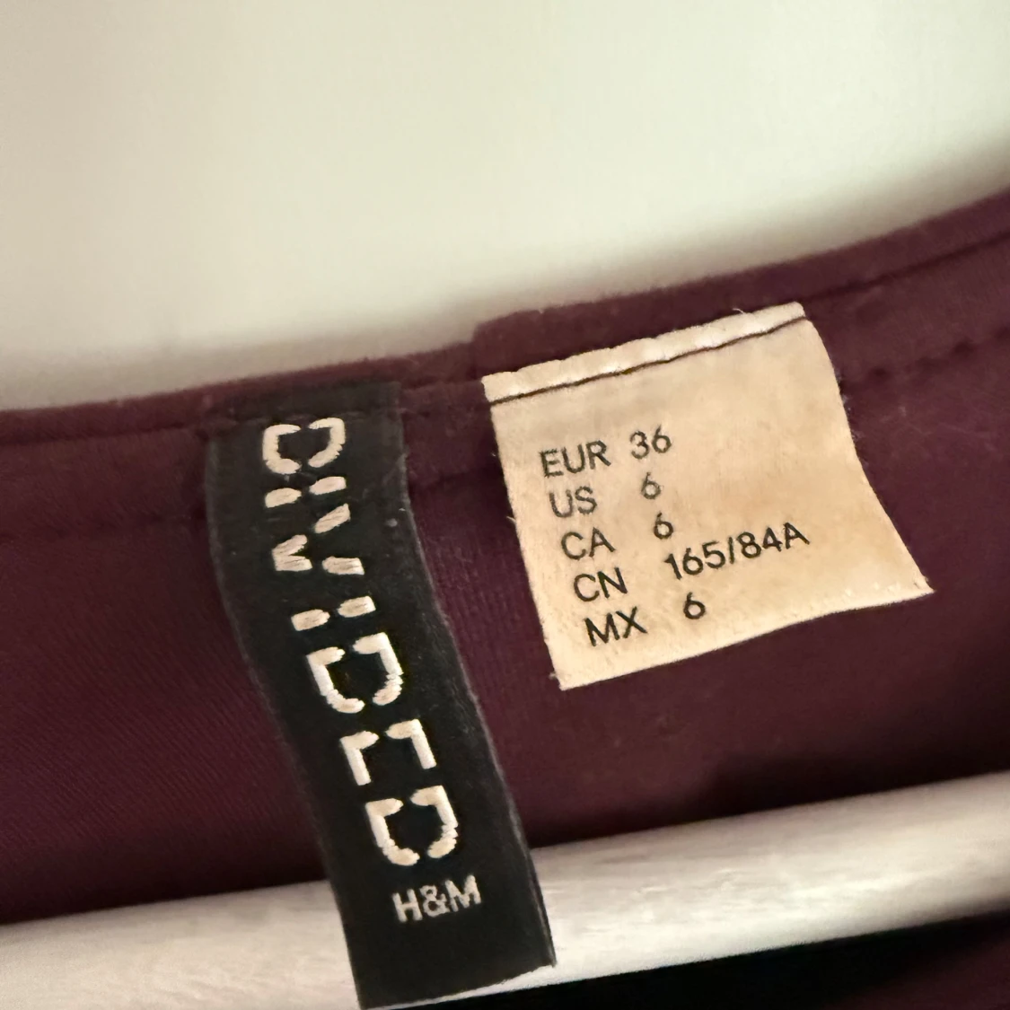 Vinröd jacka från H&M - 2