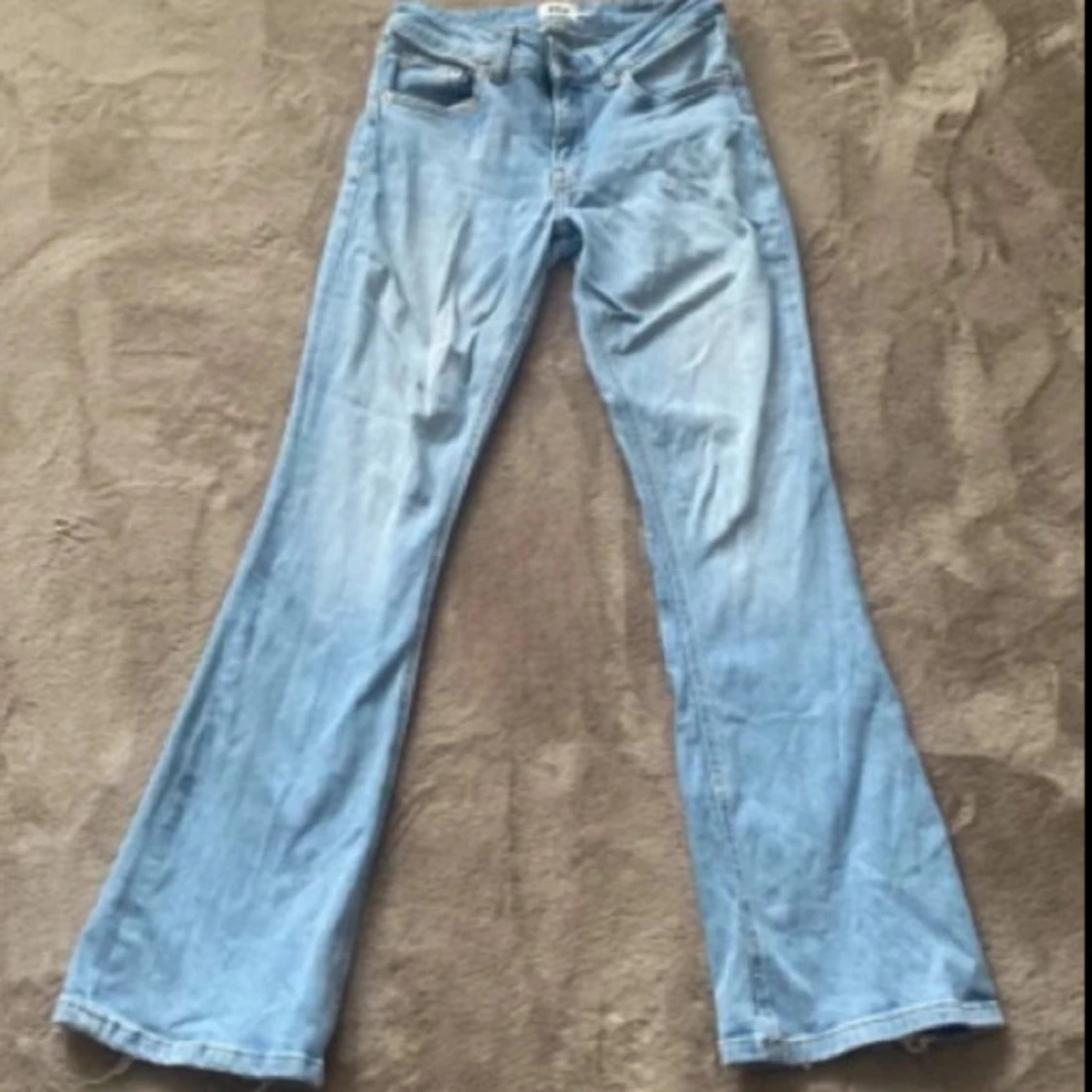 Ljusblå bootcut jeans lager 157 - 1