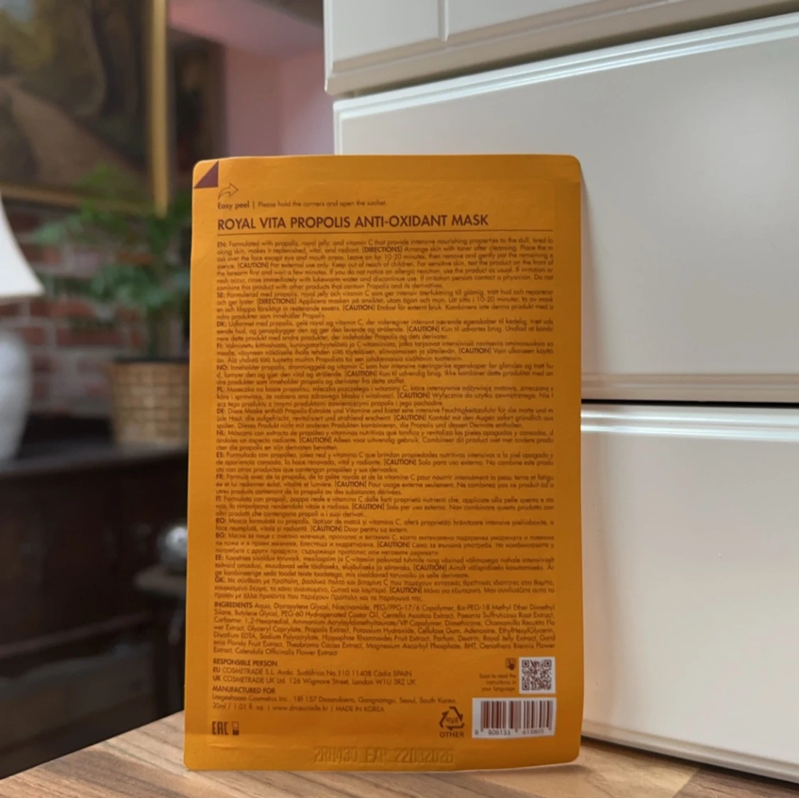 Royal Vita Propolis Anti-Oxidant Mask - 1