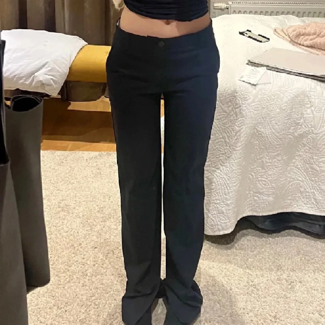 Zara lowwaist kostymbyxor