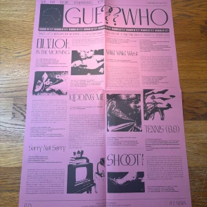 Itzy lyrics poster  - Från Guess Who album