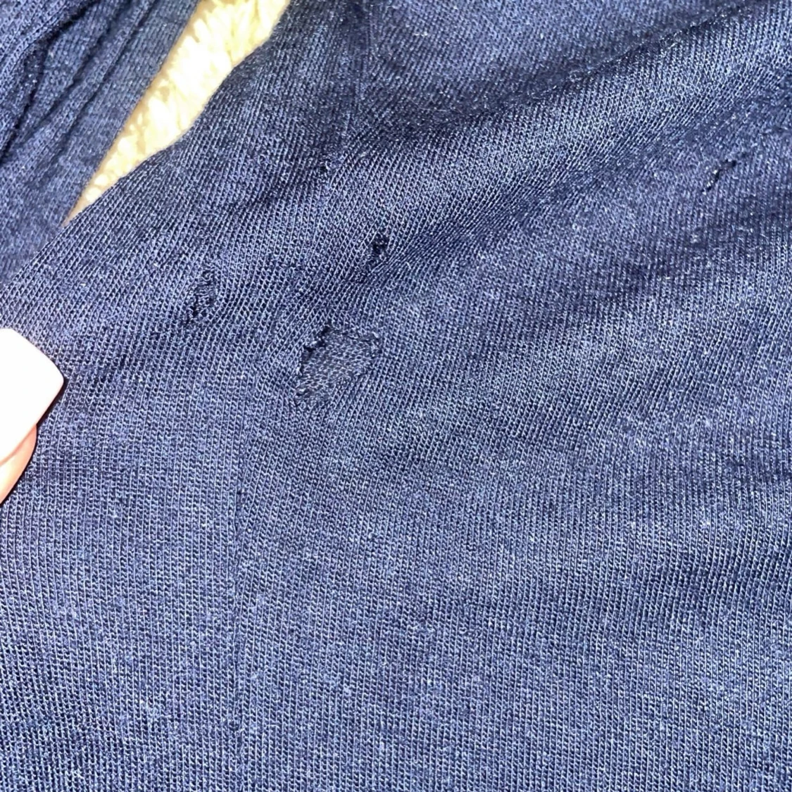 Mörkblå långärmad intimissmi tröja - 1