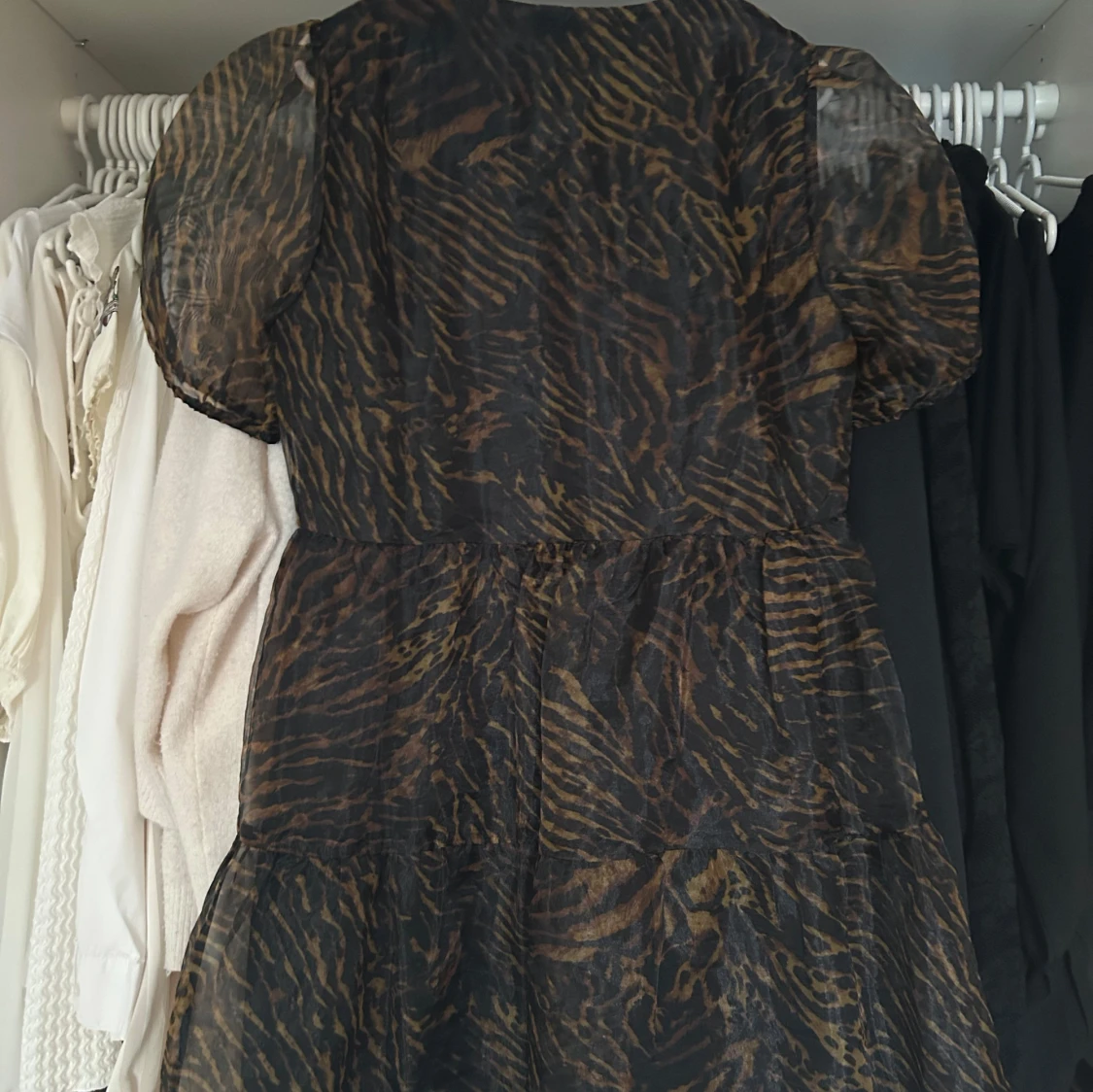 Zebra mönstring klänning  - 92