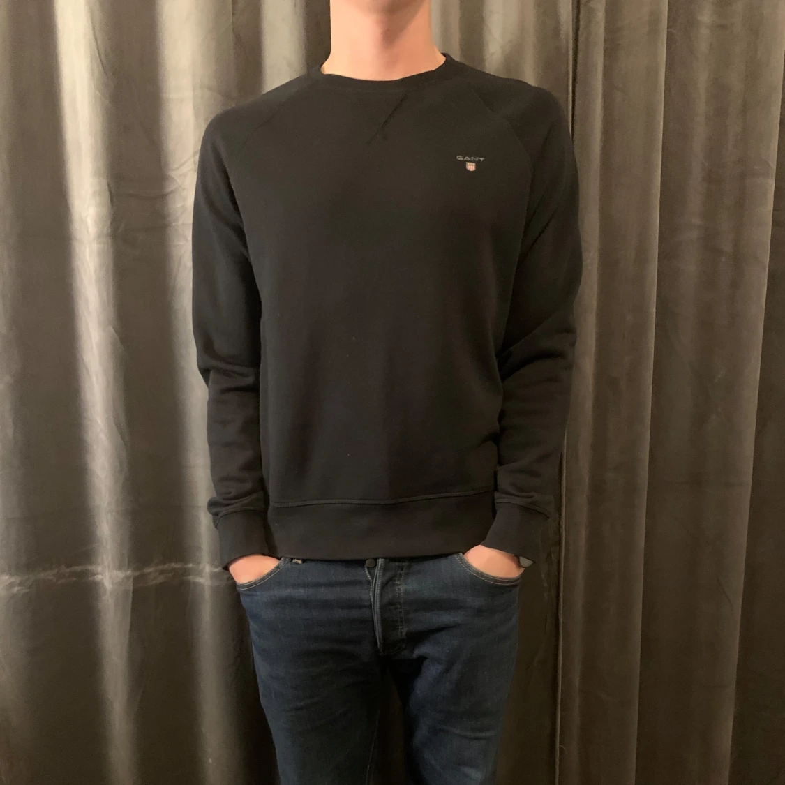 Svart sweatshirt från Gant - 90