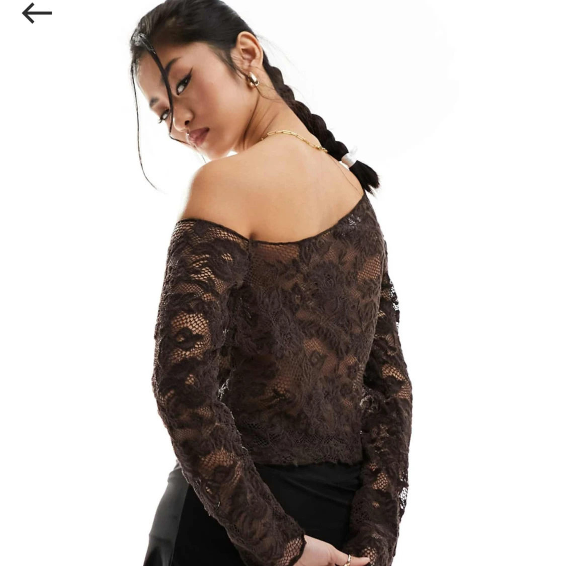 Brun spetstopp  - 90