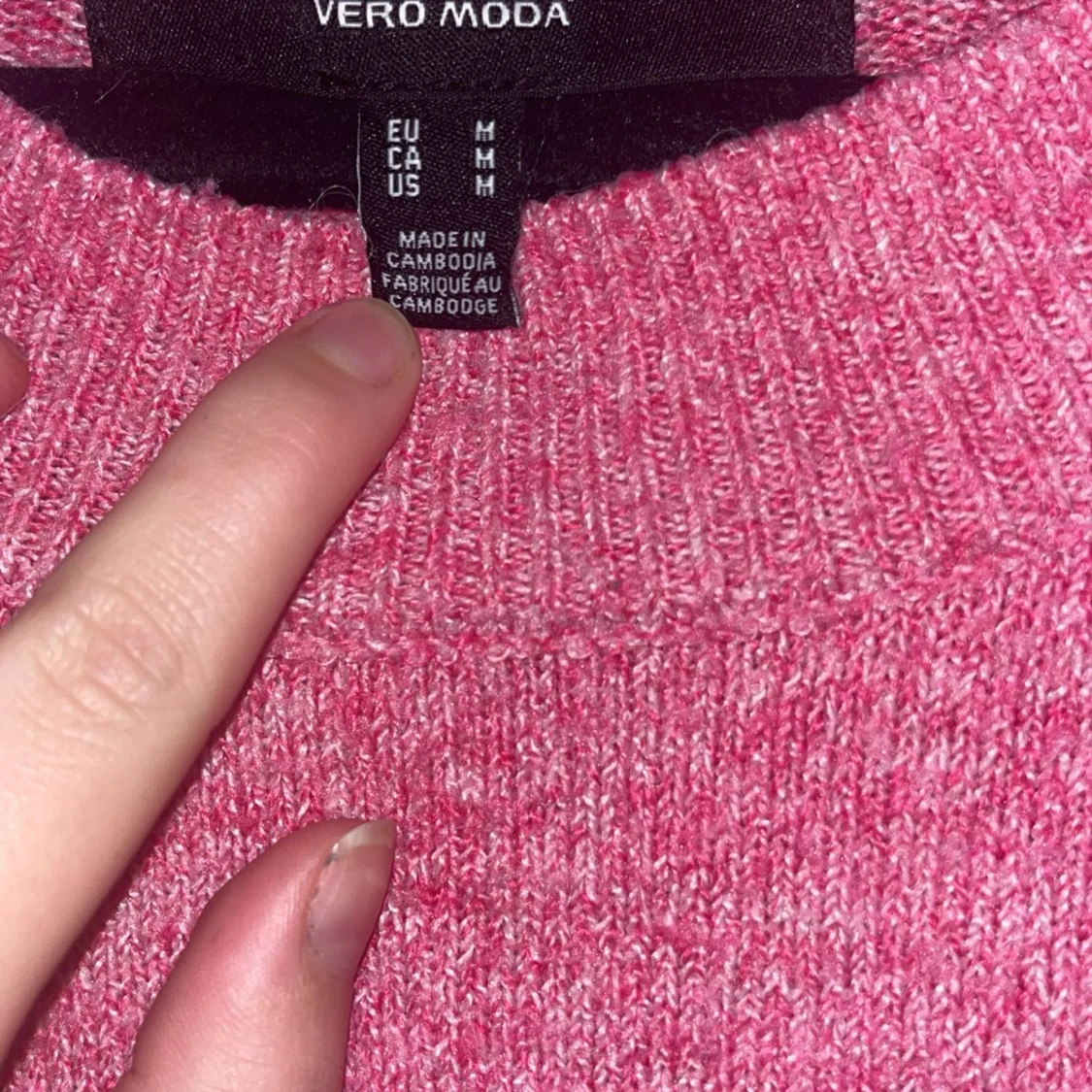 Rosa stickad tröja från Vero Moda - 2