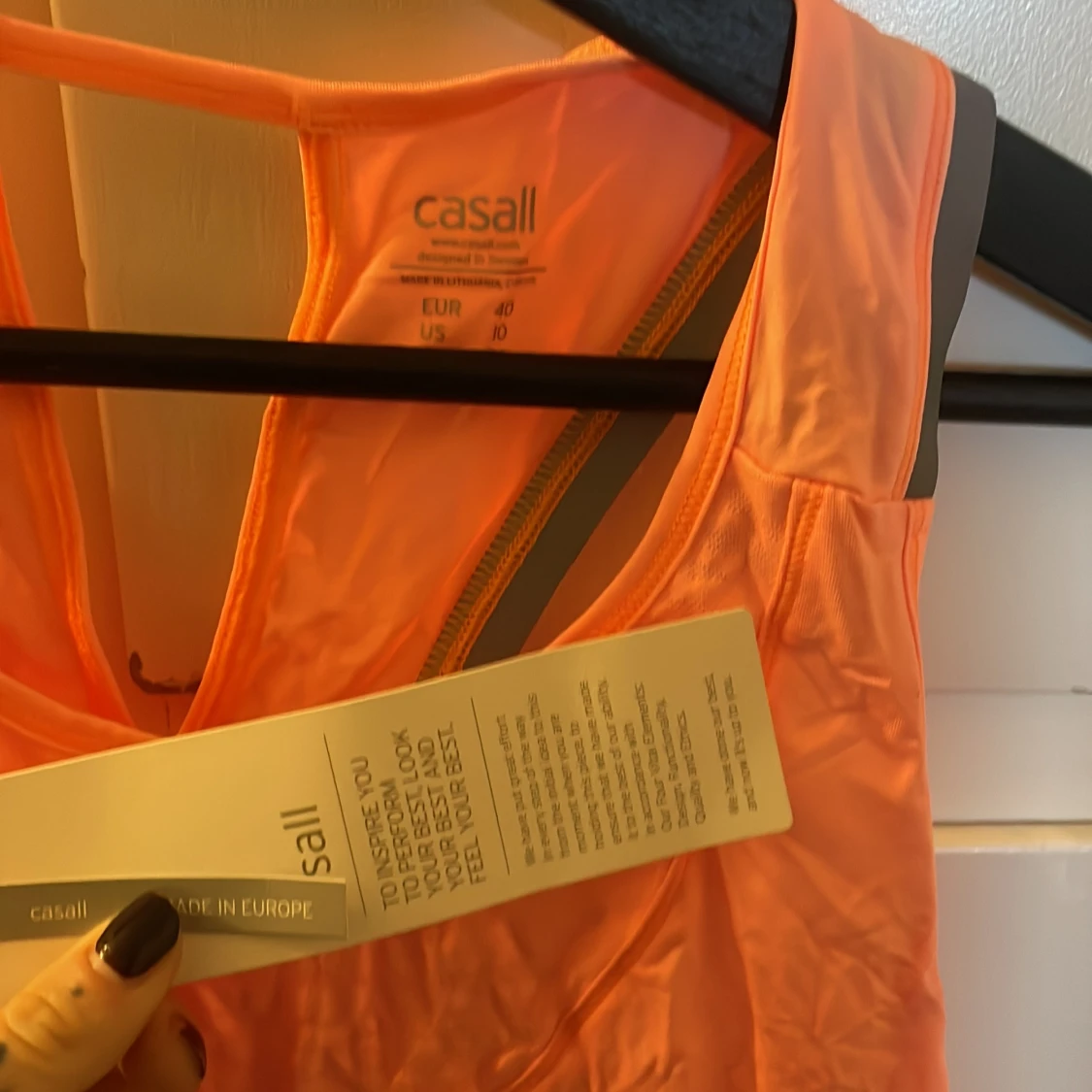 Orange linnetopp från Casall - 2