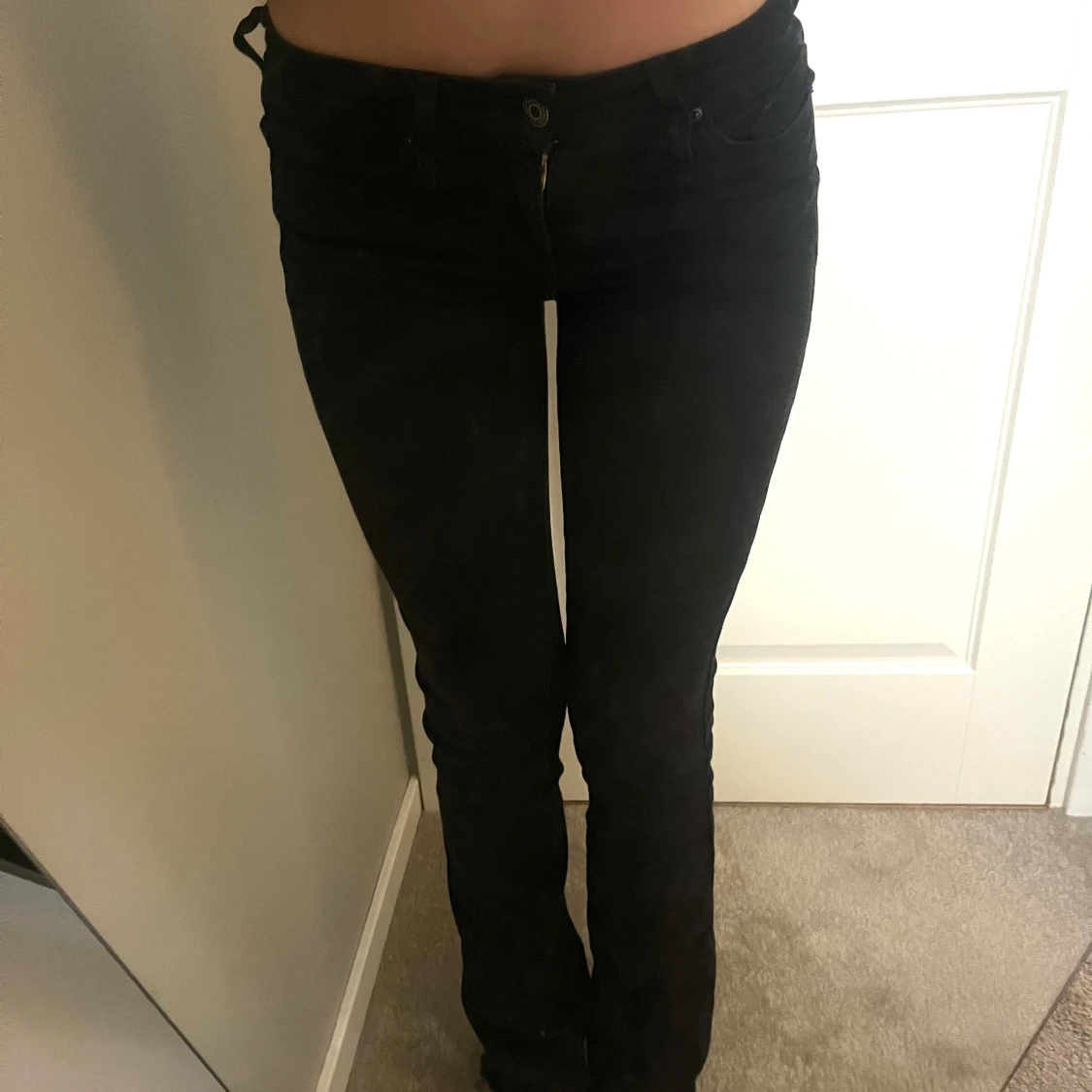Lågmidjade jeans
