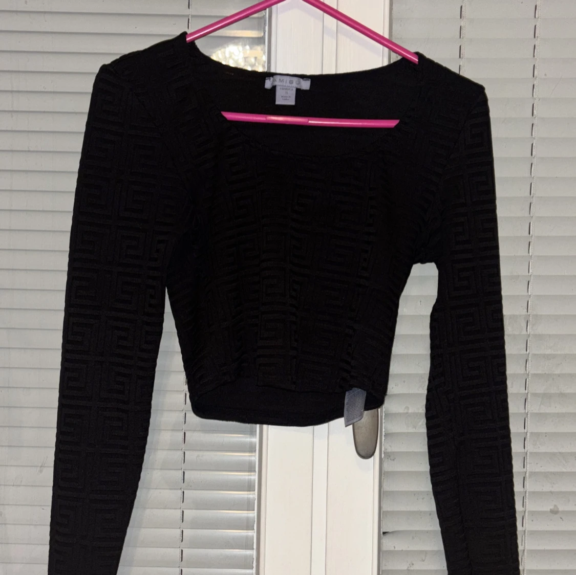 Svart långärmad topp från new yorker 