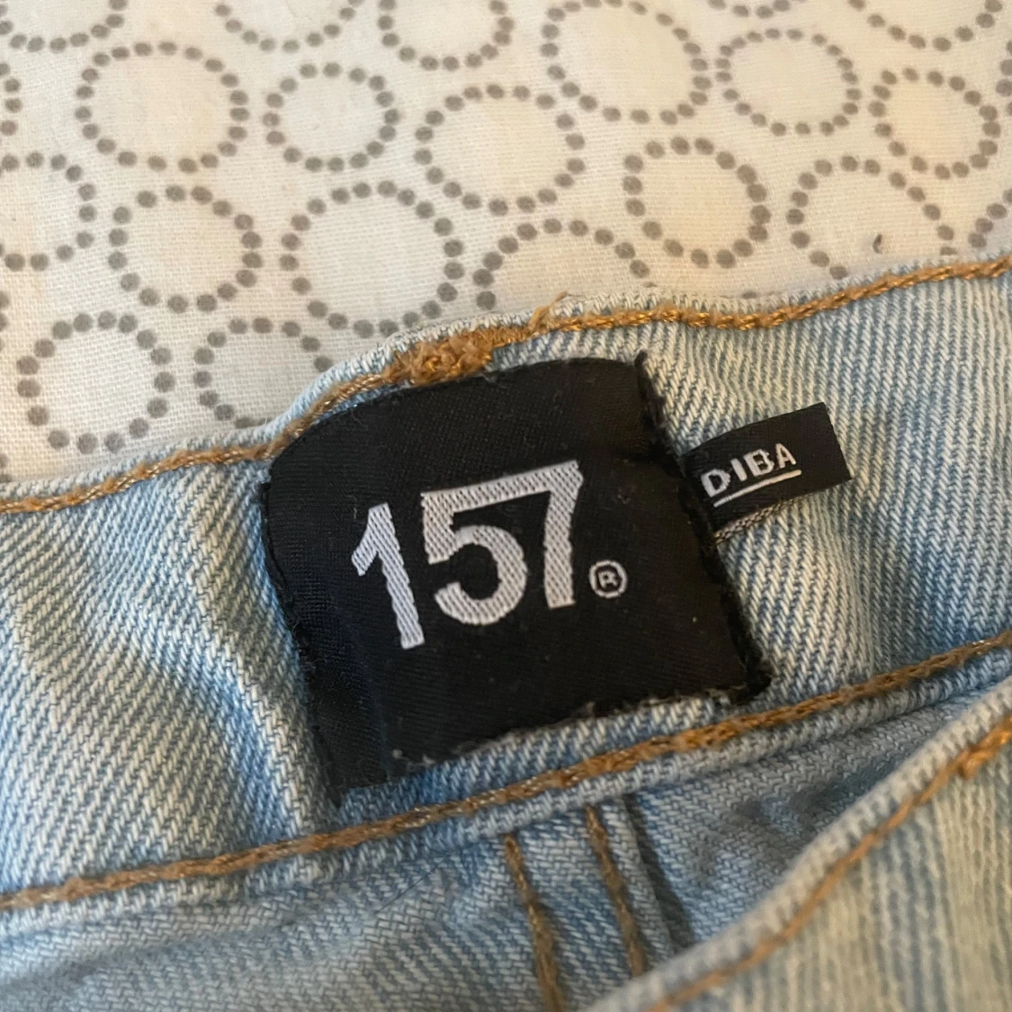 Ljusblå jeansshorts från 157 - 2