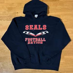 Vintage college hoodie - Vintage college hoodie. Passar L, modell är 186cm