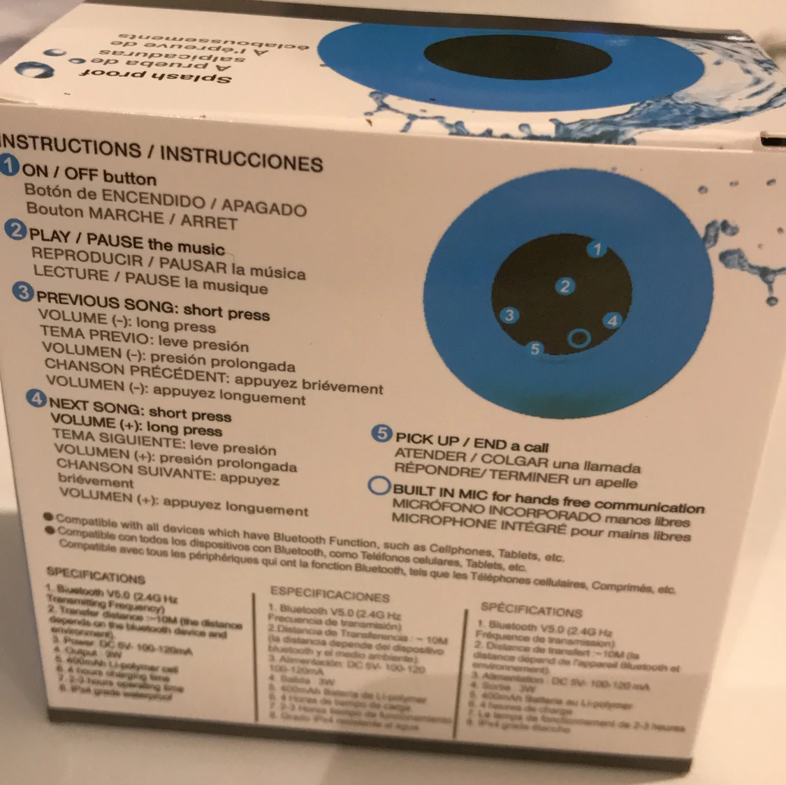 Vattentålig högtalare - 90